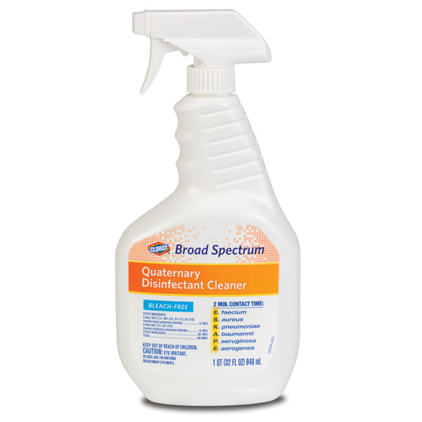 Clorox Broad Spectrum Quaternary Disinfectant Cleaner 32 oz Dental