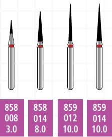 Alpen x1 FG #859.012 Coarse Grit, Pointed Cone Sh Alpen x1 FG #859.012 Coarse Grit, Pointed Cone Sh