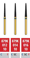 Alpen Fg 879k 016 Coarse Grit Curettage Pointed Taper Diamond Bur Package Dental Supplies Free delivery for many products! net32