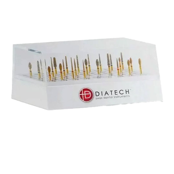 Diatech Assorted Dental Gold Diamond Bur Kit, 25/Pk. Kit Includes: | Net32