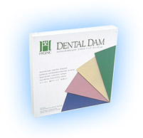 Hygenic Fiesta 6" x 6" Medium Latex Dental Dam, F Hygenic Fiesta 6" x 6" Medium Latex Dental Dam, F