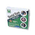 Hygenic 6" x 6" Medium Green Rubber Dental Dam, Package of 360