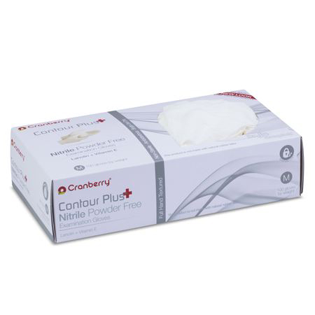 Contour Plus Nitrile Exam gloves: MEDIUM 100/Bx. Contour Plus Nitrile Exam gloves: MEDIUM 100/Bx.