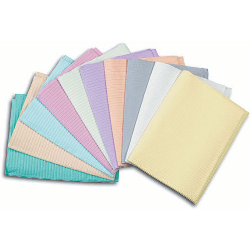 Polyback Blue Patient Bibs plain rectangle (13" x Polyback Blue Patient Bibs plain rectangle (13" x