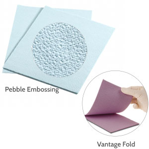 PolyGard Deluxe BLUE 3-ply Paper/Poly Towel, 18" PolyGard Deluxe BLUE 3-ply Paper/Poly Towel, 18"