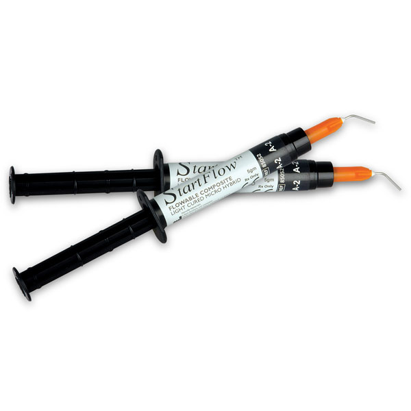 StartFlow A2 shade, 5 Gm. Syringe - Light-Cure Fl StartFlow A2 shade, 5 Gm. Syringe - Light-Cure Fl