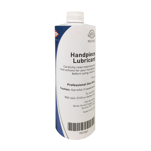 Darby Dental Handpiece Oil 16 oz Bottle. Mineral oilbased drop lubricant Net32