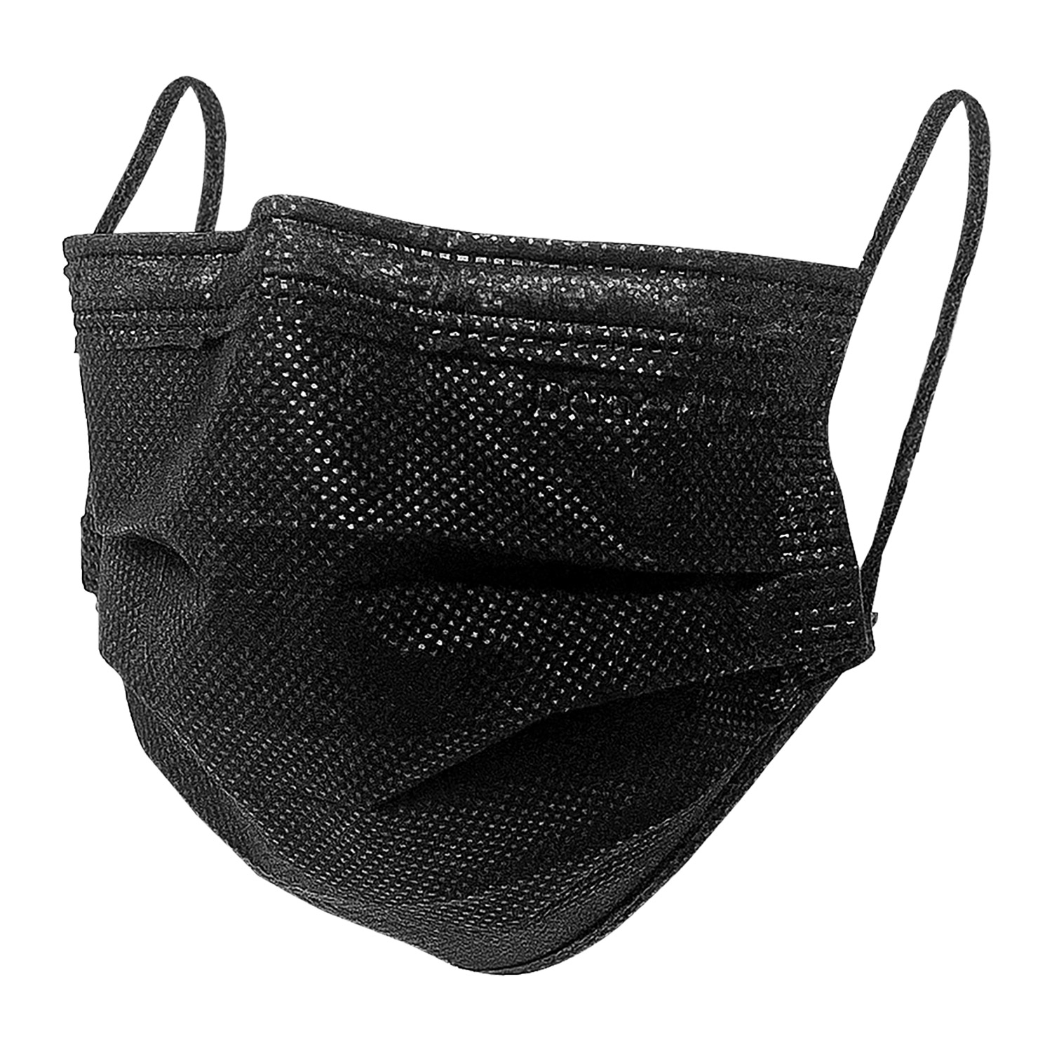 Dt Mask DemeMASK Disposable ASTM Level 3 Earloop Mask, Black, 50/Pk | Net32