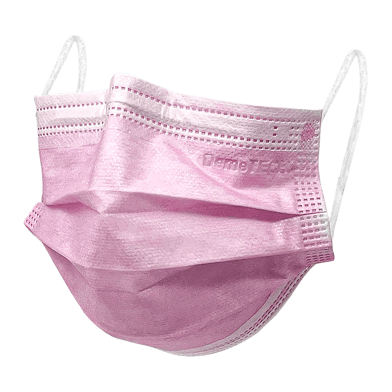 Dt Mask DemeMASK Disposable ASTM Level 3 Earloop Mask, Pink, 50/Pk | Net32