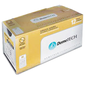 DemeTECH 3/0, 18" (45cm) Plain Catgut Absorbable DemeTECH 3/0, 18" (45cm) Plain Catgut Absorbable