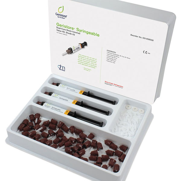 Geristore Syringeable - A2 Value Kit. Dual-Cure, Geristore Syringeable - A2 Value Kit. Dual-Cure,
