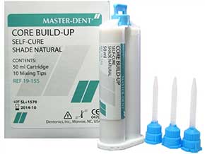 Master-Dent Automix Core Build-up Material Self-C Master-Dent Automix Core Build-up Material Self-C