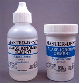 Master-Dent Glass Ionomer Cement with Fluoride, S Master-Dent Glass Ionomer Cement with Fluoride, S