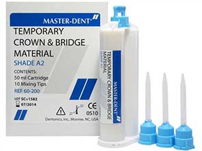 Master-Dent Temporary Crown & Bridge Material, Sh Master-Dent Temporary Crown & Bridge Material, Sh