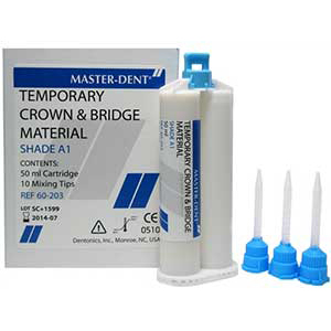 Master-Dent Temporary Crown & Bridge Material, Sh Master-Dent Temporary Crown & Bridge Material, Sh