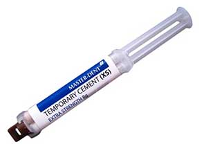 Master-Dent Non-Eugenol Temporary Cement Syringe Kit, Extra Strength ...