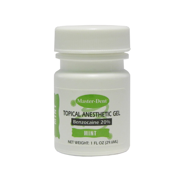 MasterDent Mint Flavored Topical Anesthetic Gel, 1 ounce Jar Net32