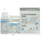 Master-Dent Glass Ionomer Liner, chemically bonds to dentin and can be acid