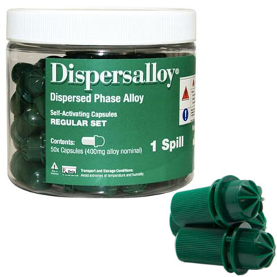 Dispersalloy Regular Set Single Spill (400 mg), 5 Dispersalloy Regular Set Single Spill (400 mg), 5