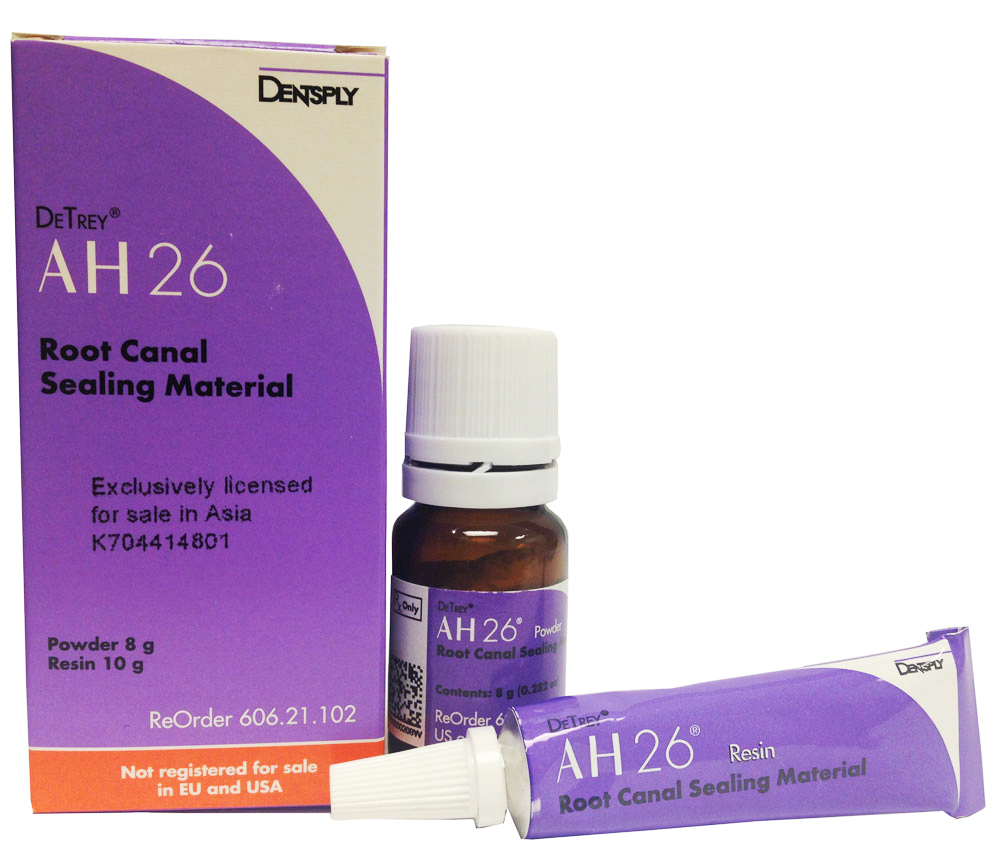 AH 26 Root Canal Sealer, EXPORT PACKAGE 8 gram powder and 10 gram