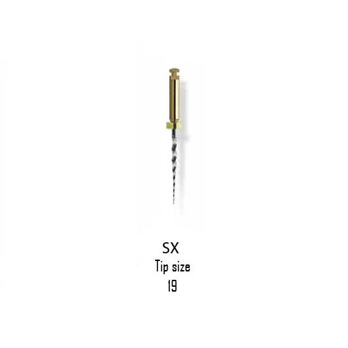 ProTaper Universal Rotary Files SX 19 mm, Shaping 6/Pk. Nickel