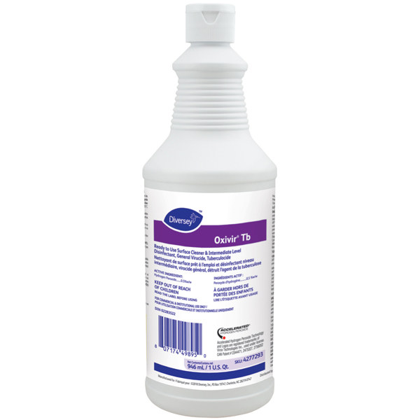 Oxivir Tb 32 oz. RTU Hydrogen Peroxide Disinfecta Oxivir Tb 32 oz. RTU Hydrogen Peroxide Disinfecta