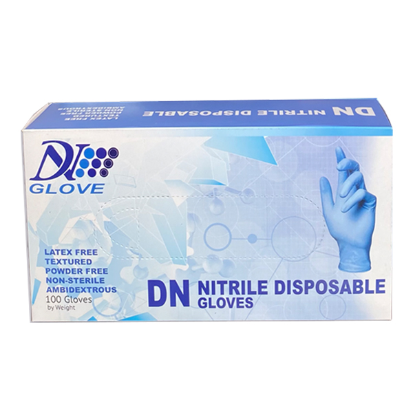 DN Glove Small Nitrile Gloves, Powder Free, Black, Case of 10 Boxes