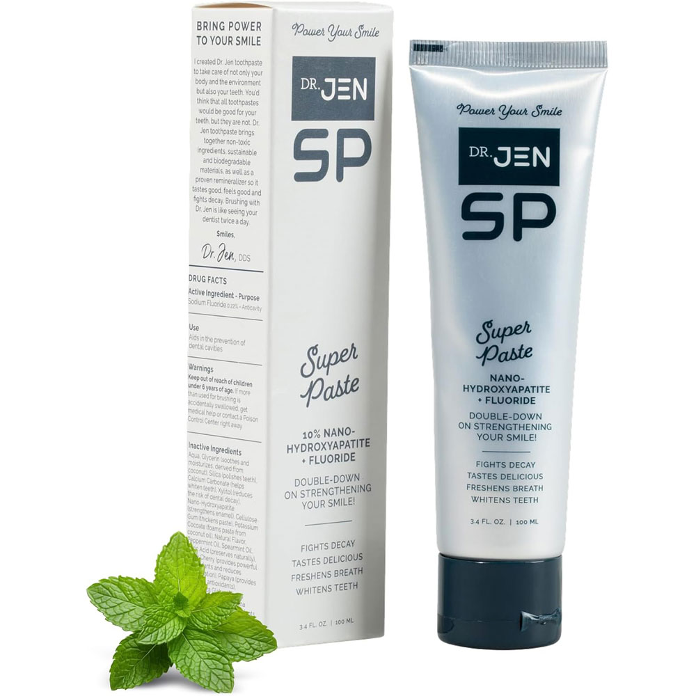 Super Paste Toothpaste with Fluoride, 10% Nano