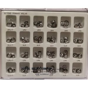 DSC 2nd Primary Molar Stainless Steel Crown Kit, DSC 2nd Primary Molar Stainless Steel Crown Kit,