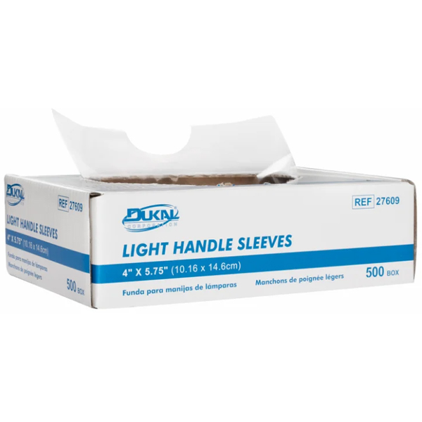 Plastic Light Handle Sleeves T-Style 5.75 X 4 - Bulk Box Of 500, P5019