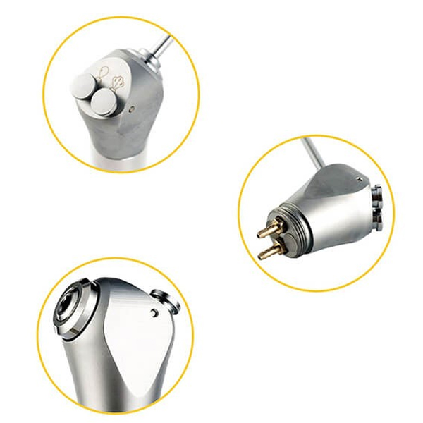 Dunlin Dental 3Way Air/Water Syringe, Standard with 2 Metal Tips