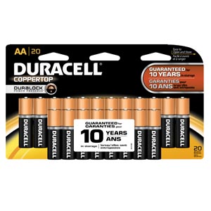 DURACELL Battery, Alkaline, Size AA, Doublewide, DURACELL Battery, Alkaline, Size AA, Doublewide,