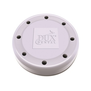 Bur Blocks 8 Hole Round Lilac, Resin Magnetic Bur Bur Blocks 8 Hole Round Lilac, Resin Magnetic Bur