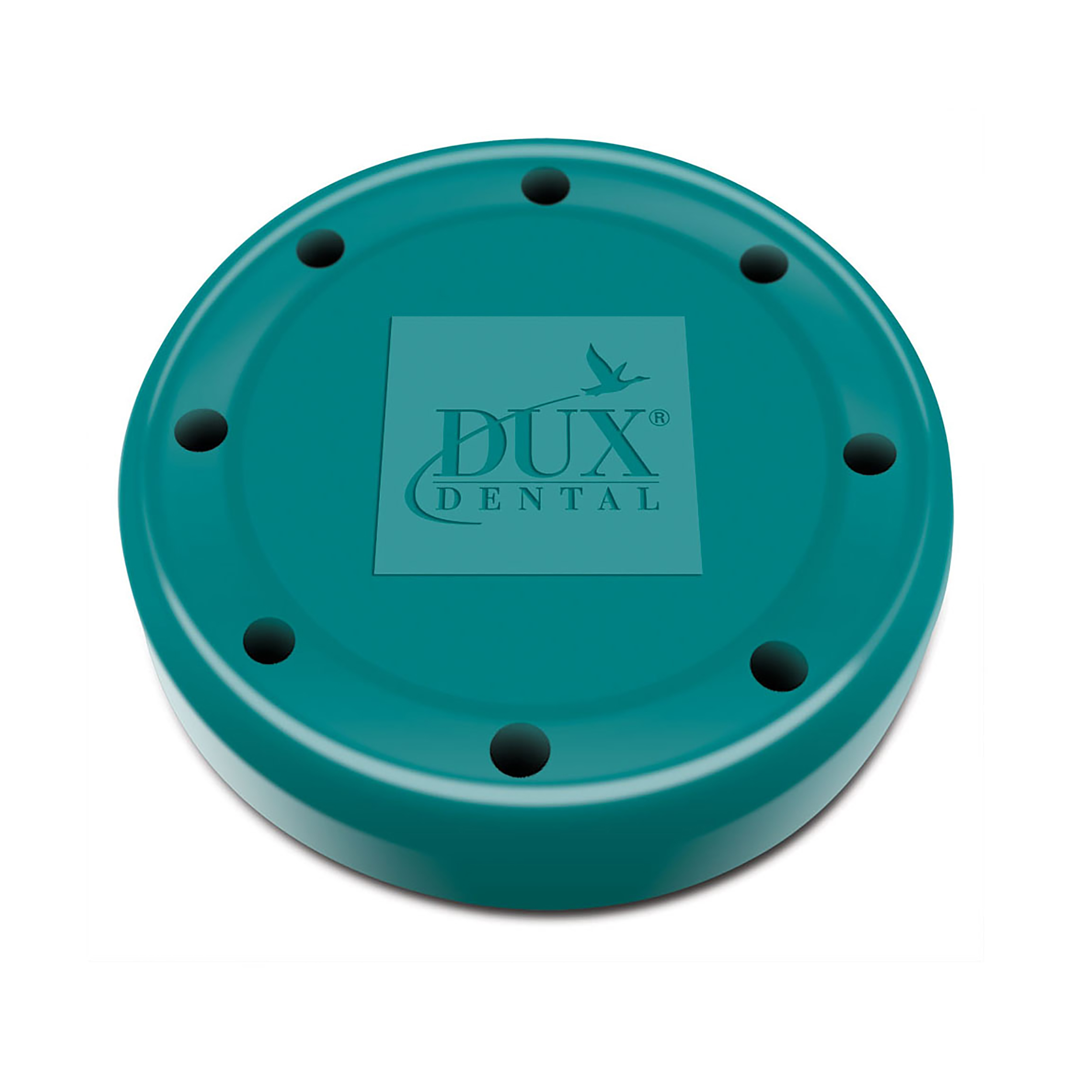 Bur Blocks 8 Hole Round Teal Resin Magnetic Bur B Bur Blocks 8 Hole Round Teal Resin Magnetic Bur B