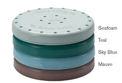 Bur Blocks 24 Hole Round Seafoam, Resin Magnetic Bur Blocks 24 Hole Round Seafoam, Resin Magnetic
