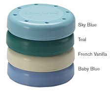 Bur Blocks 8 Hole Round Baby Blue, Resin Magnetic Bur Blocks 8 Hole Round Baby Blue, Resin Magnetic