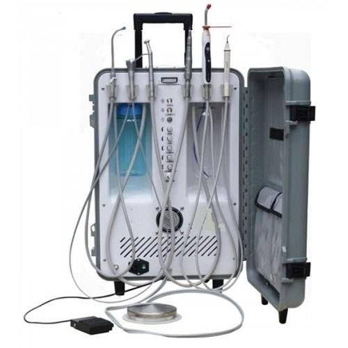 Dynamic Portable Dental Unit with Curing Light, Scaler, 3Way Syringe