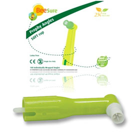BeeSure Disposable Prophy Angle with SOFT Cup Gre BeeSure Disposable Prophy Angle with SOFT Cup Gre
