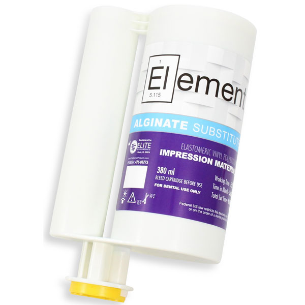 Element Alginate Substitute, 380 mL Cartridge, Unflavored. A-silicone ...