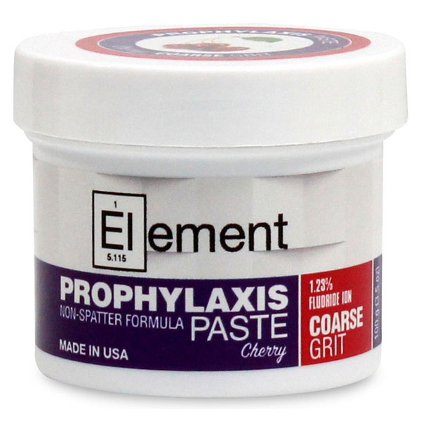 Element Prophy paste jar Coarse, 100g. Cherry flavor with 1.23