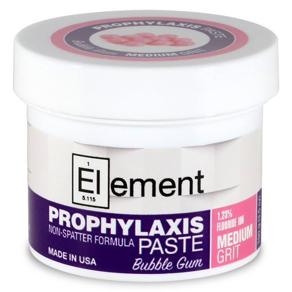 Element Prophy paste jar Medium, 100g. Bubble Gum flavor with 1.23