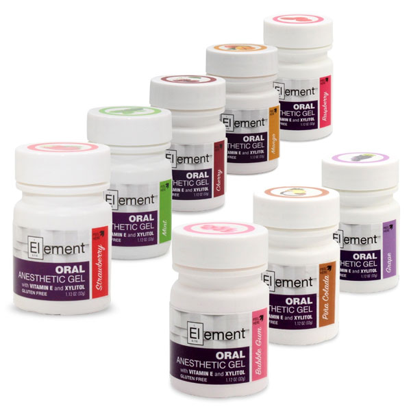 Element Topical Anesthetic Gel Benzocaine 20, Assorted, Box of 8 1