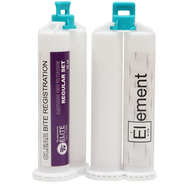 Element VPS Bite Registration Material, Regular Set, Clear, 1 x 50 mL