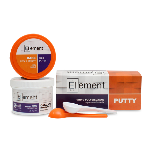 Element VPS Impression Material Putty Regular set, 300 mL Base & 300