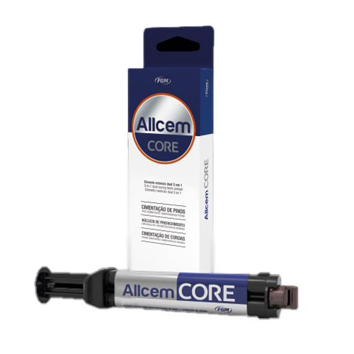Allcem Core Shade A3, 6g Dual-Syringe. Radiopaque Allcem Core Shade A3, 6g Dual-Syringe. Radiopaque
