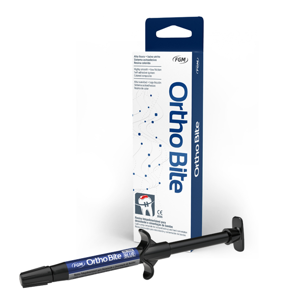 Ortho Bite Blue 4g Syringe. LightCure Ortho Resin Composite for temporary Net32