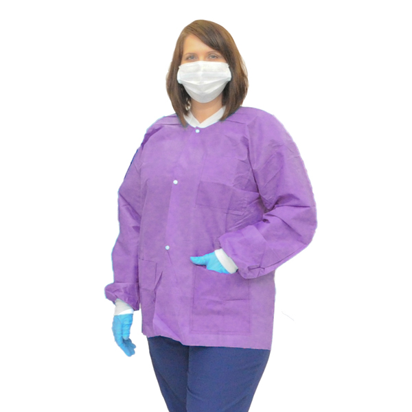 ValueFlex Disposable Procedure Jacket, XLarge Purple, Reusable