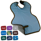 Flow X-Ray Child (20" x 20") Lead-Free Apron With Collar - GRAY. Front Bib