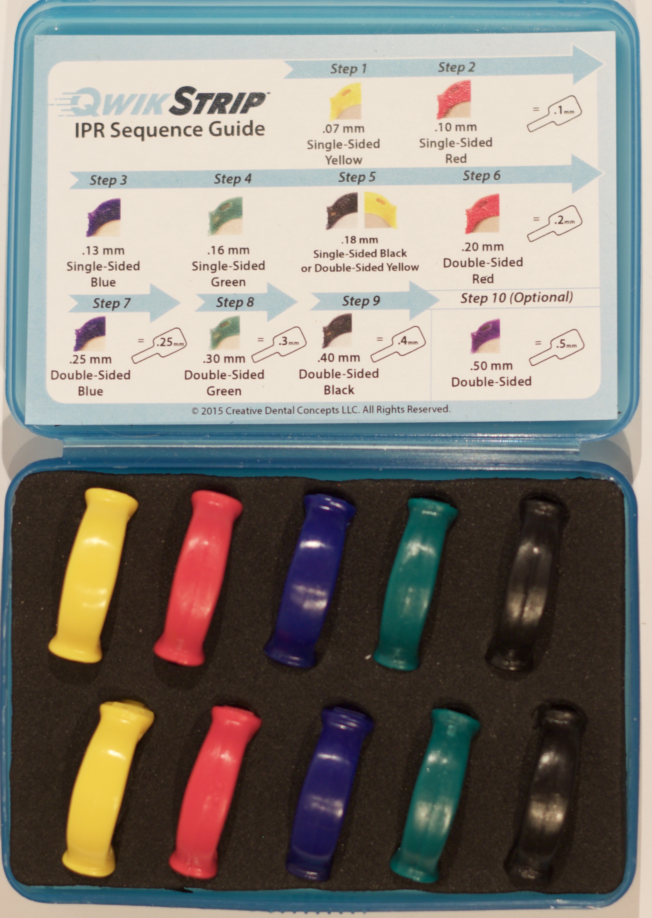 QwikStrip Finishing IPR Strips Ultimate Pack, 5 SingleSided, 5 Double