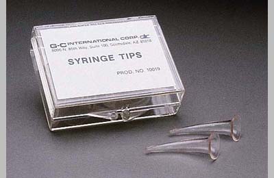 COE Syringe Tip - Type A (Slow Curve), Package of COE Syringe Tip - Type A (Slow Curve), Package of